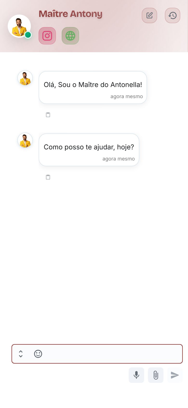 Agente de atendimento
